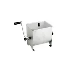 image of Omcan USA 13152 Manual Meat Mixer, 17 lb Capacity, Stainless Steel Stationary Tank, Removable Paddle, Made in Italy