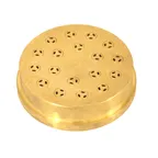 image of Omcan USA 13408 (13408) #17 Linguine Pasta Die, 2.9Mm, Brass