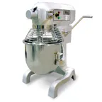 image of Omcan USA 17835 Countertop 20 qt Planetary Mixer with Guard and Timer, #12 HUB, 3-Speed, 1-1/2 hp