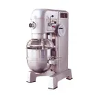 image of Omcan USA 19999 Floor Model 60 qt Planetary Mixer with Guard and Timer, #12 HUB, 4-Speed
