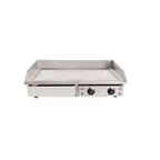 image of Omcan USA 34870 28" Countertop Electric Griddle with 28.5" x 15.75" Surface, Thermostatic Controls, 220v