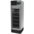 image of Omcan USA 40345 Meat Dry Aging Cabinet, 28-3/4"W, 220lb Capacity, 14°F-158°F, Steel Glass Door, Climatouch Touch Control