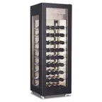 image of Omcan USA 43458 26" Glass Door Wine Merchandiser, Single Temperature, 81 Bottles