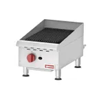image of Omcan USA 43736 15" Countertop Gas Radiant Charbroiler w/ (1) Burner, 40.000 BTU