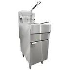 image of Omcan USA 44225 Full Pot Floor Model Gas Fryer