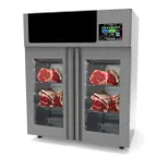 image of Omcan USA 45143 MaturMeat Dry Aging Cabinet – 43-1/3" W, 60 kg Capacity, 304 SS, 14°F‑158°F, 2,376 W, Climatouch Control
