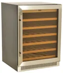 image of Omcan USA 45261 23" Glass Door Wine Refrigerator, Single Temperature, 51 Bottles