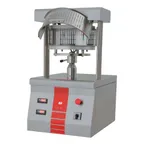 image of Omcan 45356 18" Automatic Pizza Dough Shaping Machine with Dual Heat Adhesive Proof Aluminum Platens