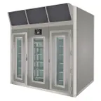 image of Omcan USA 45487 Meat Curing Cabinet, 100" W, 441+1323 lb Capacity, Stainless Steel, 8600W, 380V/60Hz, HACCP Certified