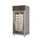 image of Omcan USA 45516 Affinacheese® Cheese Drying Cabinet, Reach-In, 35.6" W, 330 lbs, Stainless Steel, Glass Door, 220v