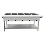 image of Omcan USA 46648 72" Electric Steam Table, (5) Open Wells