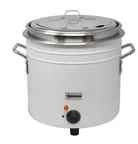 image of Omcan USA 46708 (Fw-Tw-5000-W) Retro Stock Pot Kettle, Electric, 11 Qt. Capacity