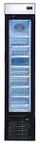 image of Omcan USA 47242 16" 1 Glass Door Freezer Merchandiser w/ Top Lightbox, 3.7 cu. ft.