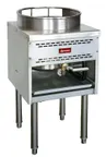 image of Omcan USA 47687 LP Gas Wok Range w/ (1) Burner (Bowl), 16" Wok Ring, Knee "L" Lever, Jet Burner, 125.000 BTU