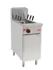 image of Omcan USA 47714 11 Gallon Gas Pasta Cooker, Single Tank, 70.000 BTU