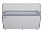 image of Omcan USA 47744 (FR-CN-0014) 71" Gelato Dipping Cabinet w/ Sneeze Guard