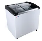 image of Omcan USA 47751 31" Curved Lid Ice Cream Display Freezer, 4.1 cu. ft.