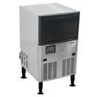 image of Omcan USA 47773 20" Air Cooled Half Cube 79,4 lb Undercounter Ice Machine with 33,1 lb Bin