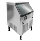 image of Omcan USA 47774 20" Air Cooled Half Cube 121,3 lb Undercounter Ice Machine with 39,7 lb Bin