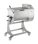 image of Omcan USA 48057 MM-IT-0120-ETL Commercial Meat Mixer, 265lb Capacity, Stainless Steel, 2 HP, 1500W, 220V 3-Phase, Tilting Tank, Reverse, Timer