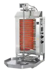 image of Omcan USA 49063 36" Electric Gyro Machine, 66.13 lbs, (2) Individual Controlled Infrared Burners