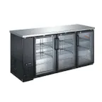 image of Omcan USA 50062 72" Refrigerated Back Bar Cabinet