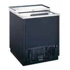 image of Omcan USA 50073 26" Black Glass & Plate Chiller, 5.29 cu. ft.