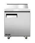 image of Omcan USA 58005 27" One Section Sandwich / Salad Prep Table w/ 1 Door, 8 Pans