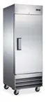 image of Omcan USA 59024 One Section Reach-In Refrigerator w/ Solid Door, Bottom Mount, 20.5 cu. ft.