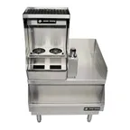 image of Omni-Rinse BTRS1-US1 Auto-Rinse™ Bar Tool Rinse Station, Push-Button - 18/304 Stainless Steel