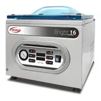 image of Orved BRIGHT VM16N Countertop Vacuum Sealer, 12" Seal Bar, 900W, 110V, 17.1"x13.5"x7.9", Stainless Steel