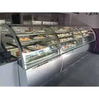 image of Oscartek CORA DPD1610 63" Curved Refrigerated Deli Display Case