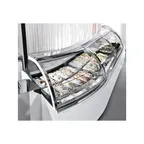 image of Oscartek CORA G1610 63" Gelato/Ice Cream Dipping/Display Cabinet w/ Curved Sneeze Guard