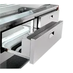 image of Oscartek DIAMOND 3 DPD2106 83" Flat Refrigerated Deli Display Case