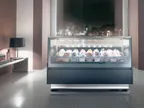 image of Oscartek DIAMOND PRO 1 G2150DT 83" Gelato/Ice Cream Dipping/Display Cabinet w/ Sneeze Guard