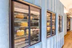 image of Oscartek GALA DP1400-2T 58" Curved Refrigerated Deli Display Case