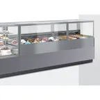 image of Oscartek ITALIA 3 ICRT1650 66" Gelato/Ice Cream Dipping/Display Cabinet w/ Sneeze Guard