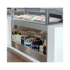 image of Oscartek LA CROSSE COMBI 1650 67" Self Service Flat Refrigerated Deli Display Case