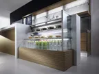 image of Oscartek MURO H11-1 1500 59" Self Serve Air Screen Refrigeration Merchandiser, Stainless Steel