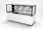 image of Oscartek MURO H12-1 1000 39" Self Serve Air Screen Refrigeration Merchandiser, Stainless Steel