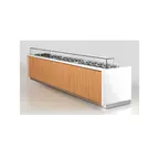 image of Oscartek POZZETTI/BPGL P10 59" Gelato/Ice Cream Dipping/Display Cabinet w/ Sneeze Guard