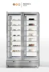 image of Oscartek PROVINO II DP800 32" Curved Refrigerated Deli Display Case