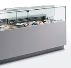 image of Oscartek ROSA G1150 45" Gelato/Ice Cream Dipping/Display Cabinet w/ Sneeze Guard