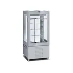 image of Oscartek VISION PLUS V6215 H59 - 25" Silver Dual‑Temp Glass Door Combo, 60" Tall, Pane LED, 208‑220V