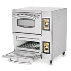 image of Ovention DOUBLE MILO MILO2-16 Electric Convection Oven w/ 2 Decks, Touch Controls, Ventless
