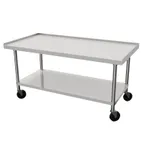 image of Ovention OV-STND-2460 Equipment Stand, 24"H X 60"W, No-Drip V-Edge On Front
