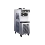 image of Pasmo S970FA2 Floor Model Two Flavor Soft Serve Machine, 55ltr/hr, Air-Cooled, Stainless Steel, 2x9.5ltr Hoppers, Gravity Fed, 220v/60/1-ph, 3.2kW