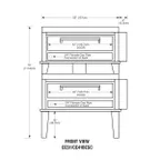 image of Peerless CE51/41BESC 56" Electric Bake & Roast Oven, Double Deck