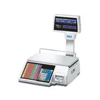 image of Penn Scale CL5500R-60-W Label Printing Pole Bench Scale, 60 lb Capacity, 15"x9" Platform, Ethernet, Legal