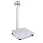 image of Penn Scale D52XW125WQV8 - Ohaus Defender 5000 Scale, 65-350 lb Capacity, 24"x24" Stainless Platform, Washdown